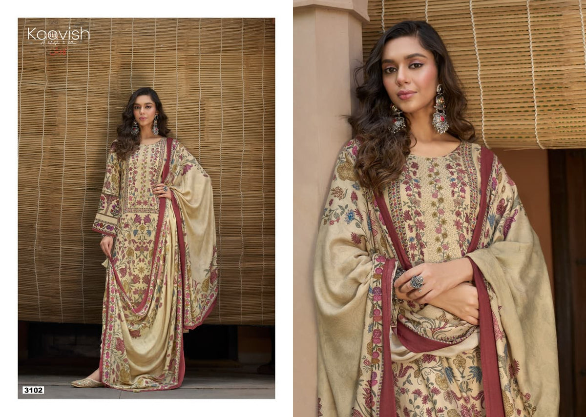 Rosewood Kaavish Viscose Pashmina Suits Wholesaler Gujarat
