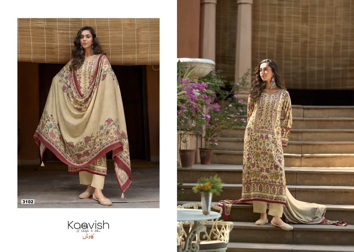 Rosewood Kaavish Viscose Pashmina Suits Wholesaler Gujarat