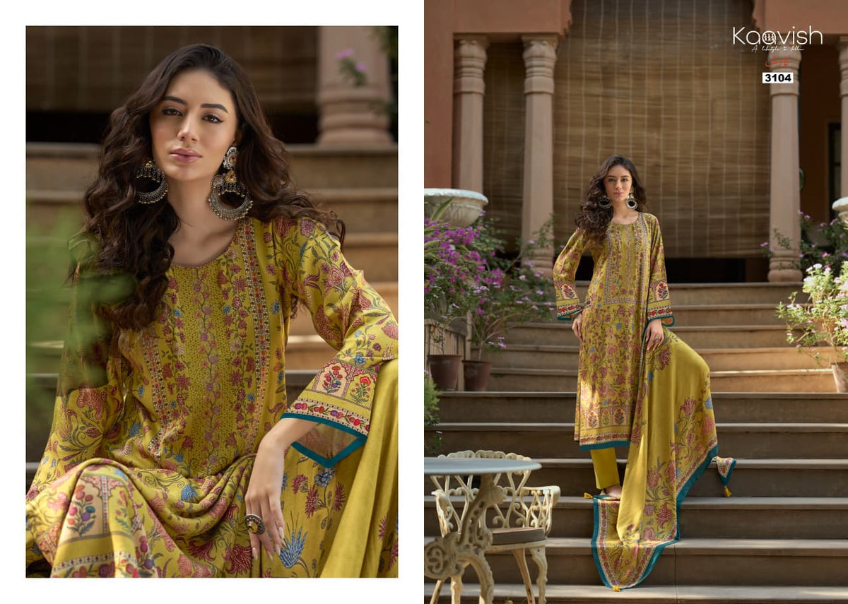 Rosewood Kaavish Viscose Pashmina Suits Wholesaler Gujarat
