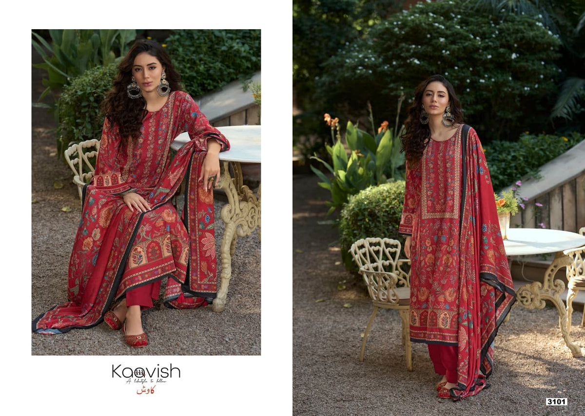 Rosewood Kaavish Viscose Pashmina Suits Wholesaler Gujarat