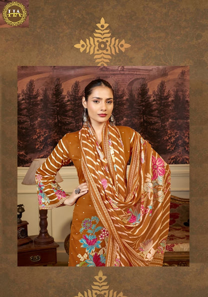 Rosey Edition 1 Harshit Fashion Pure Jam Karachi Salwar Suits Exporter Ahmedabad