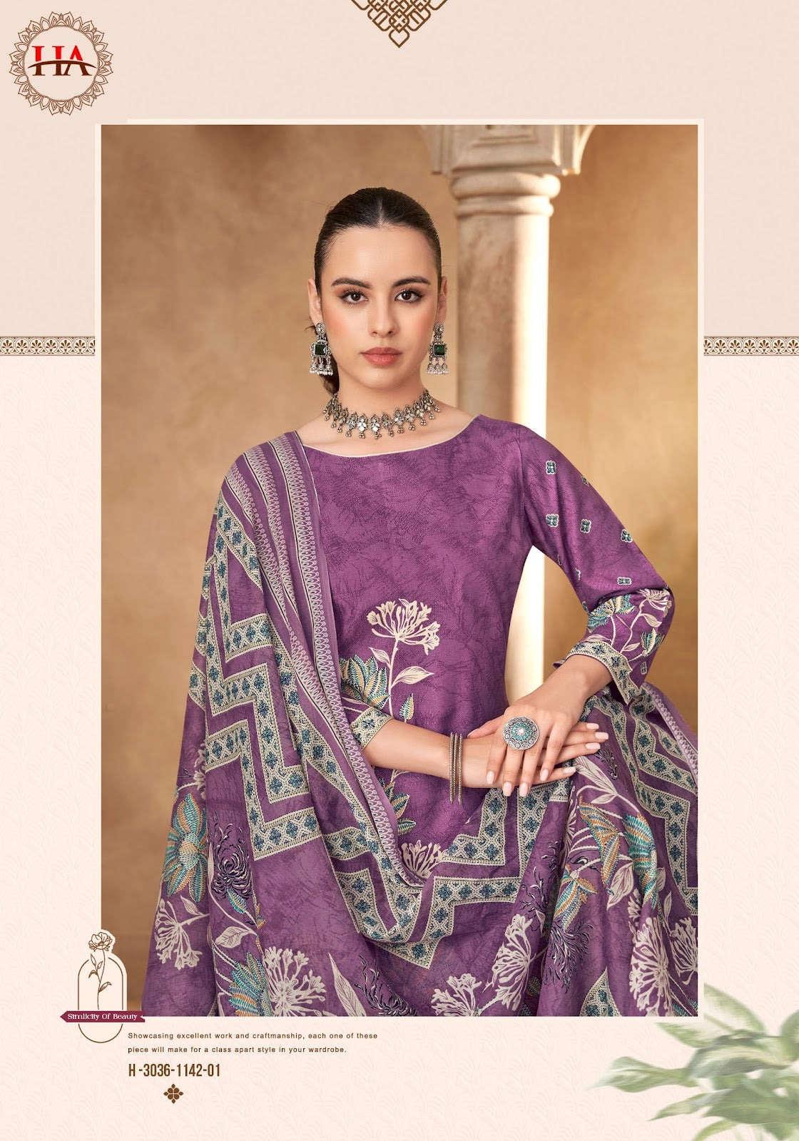 Rosey Edition 5 Harshit Fashion Zam Cotton Karachi Salwar Suits Manufacturer India