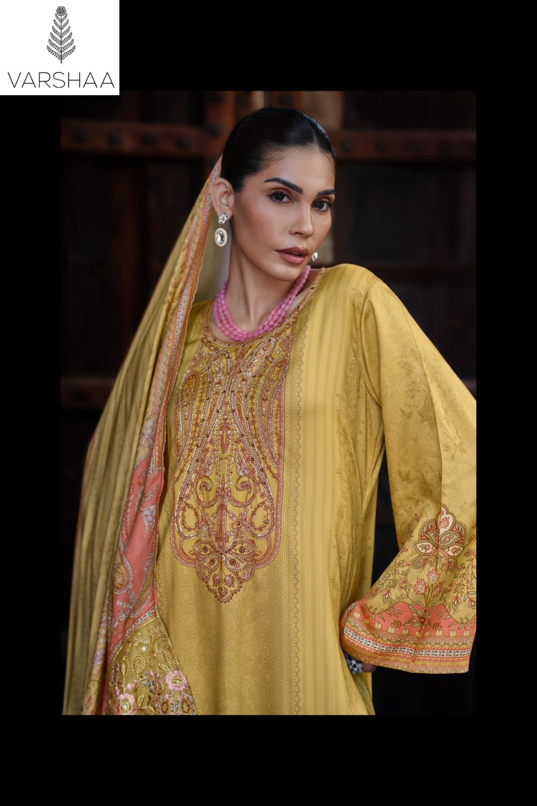 Roshanara Varshaa Viscose Pashmina Suits Manufacturer Ahmedabad