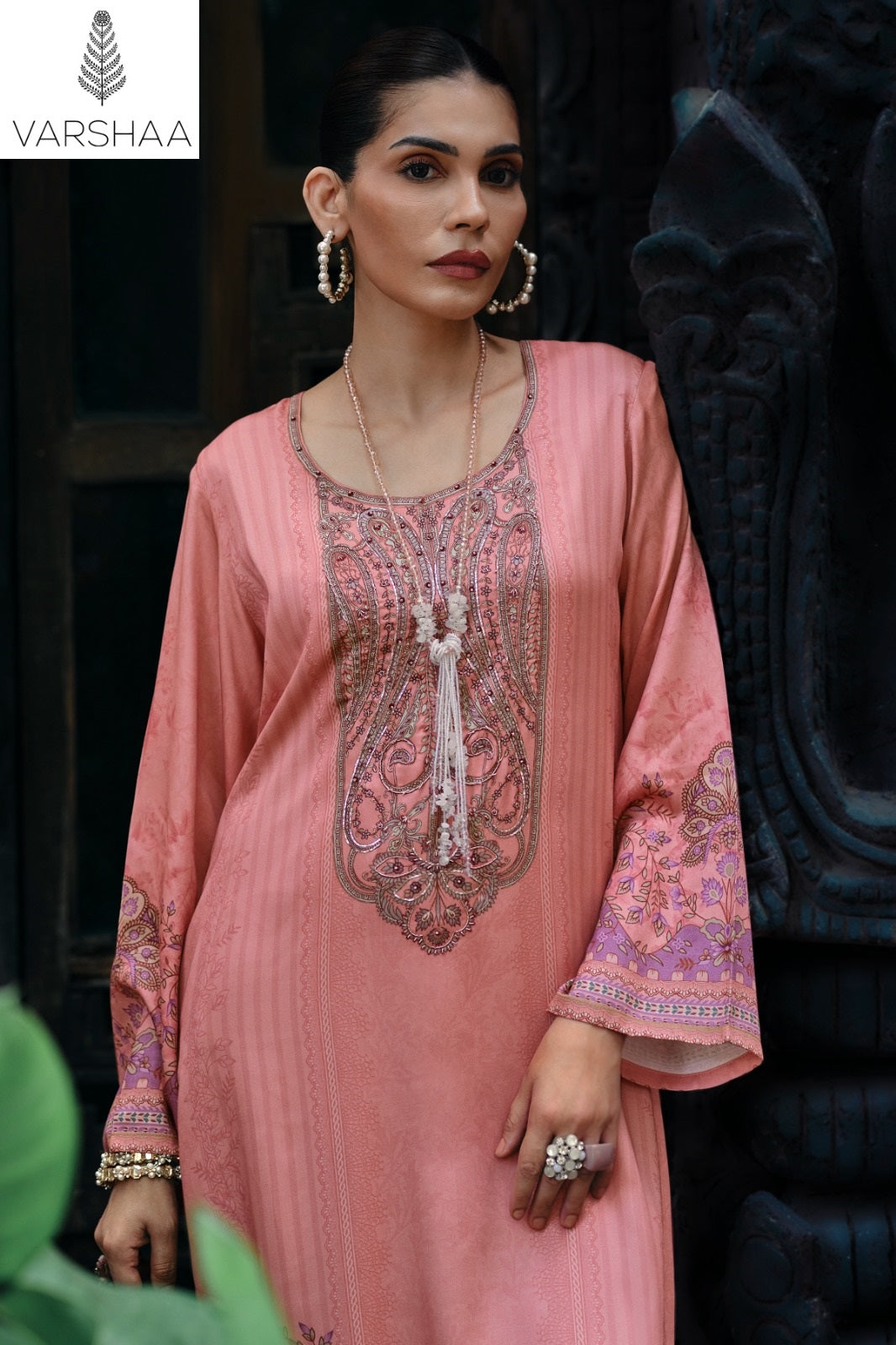 Roshanara Varshaa Viscose Pashmina Suits Manufacturer Ahmedabad