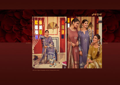 Roshandaan Jay Vijay Mal Chanderi Pant Style Suits Exporter Ahmedabad