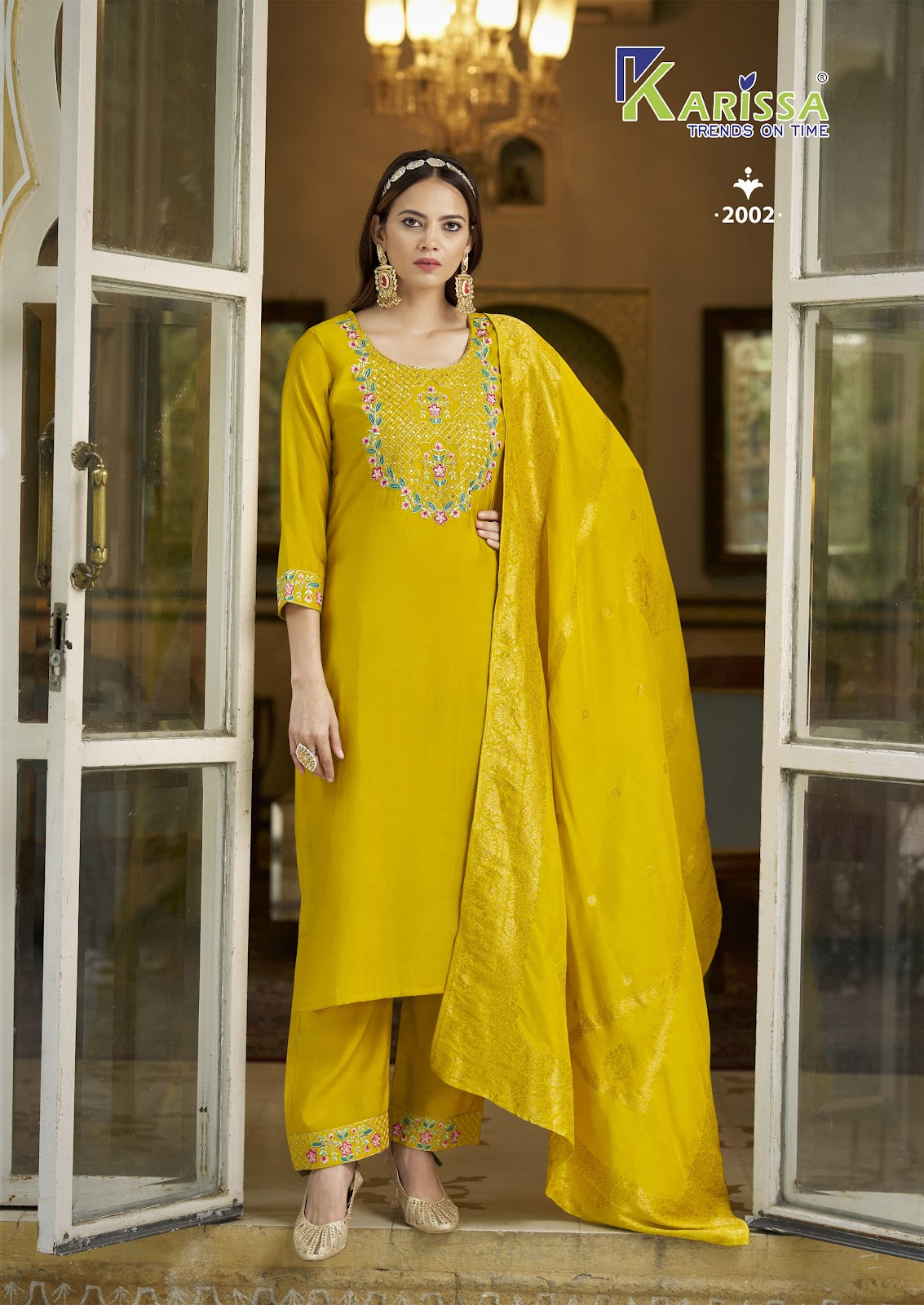 Roshani Vol 2 Karissa Roman Silk Readymade Pant Style Suits Supplier