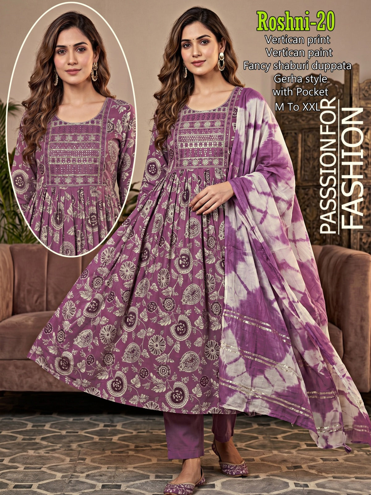 Roshni Infinity Vertican Readymade Anarkali Suits Supplier Ahmedabad