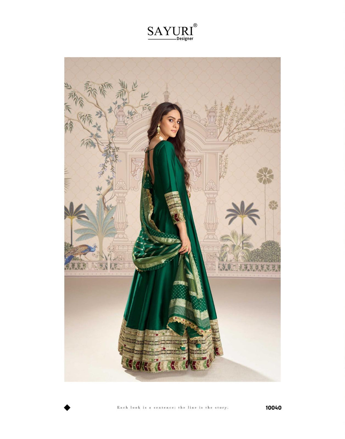 Roshni Sayuri Gown Dupatta Set Supplier