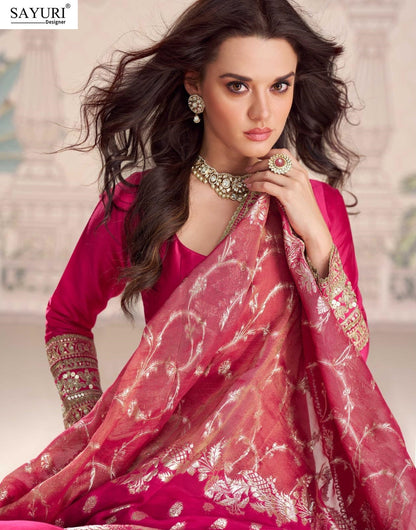 Roshni Sayuri Gown Dupatta Set Supplier