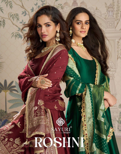Roshni Sayuri Gown Dupatta Set Supplier