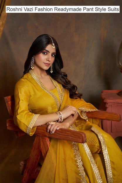 Roshni Vazi Fashion Viscose Readymade Pant Style Suits Manufacturer