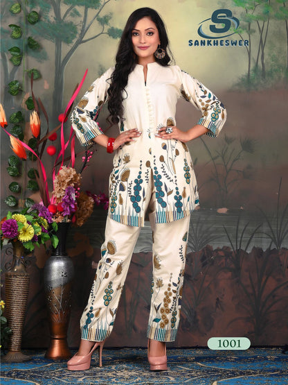 Roshni Vol 1 Sankheswer Cotton Co Ord Set Exporter Ahmedabad