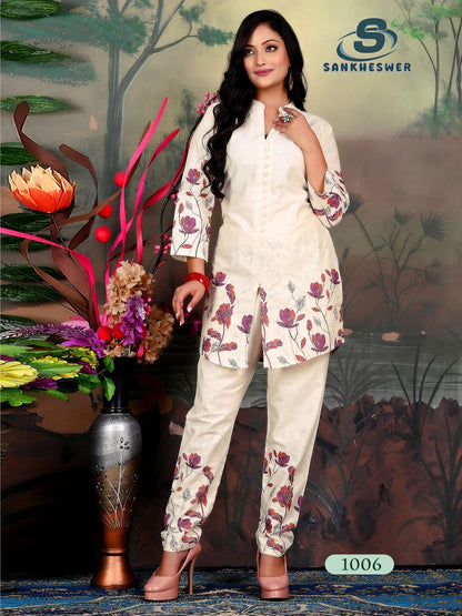 Roshni Vol 1 Sankheswer Cotton Co Ord Set Exporter Ahmedabad