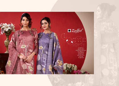 Roshni Vol 2 Zulfat Designer Cotton Karachi Salwar Suits Exporter Ahmedabad