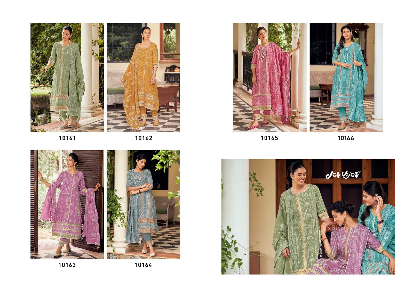 Roshnika Jay Vijay Cotton Pant Style Suits Wholesale