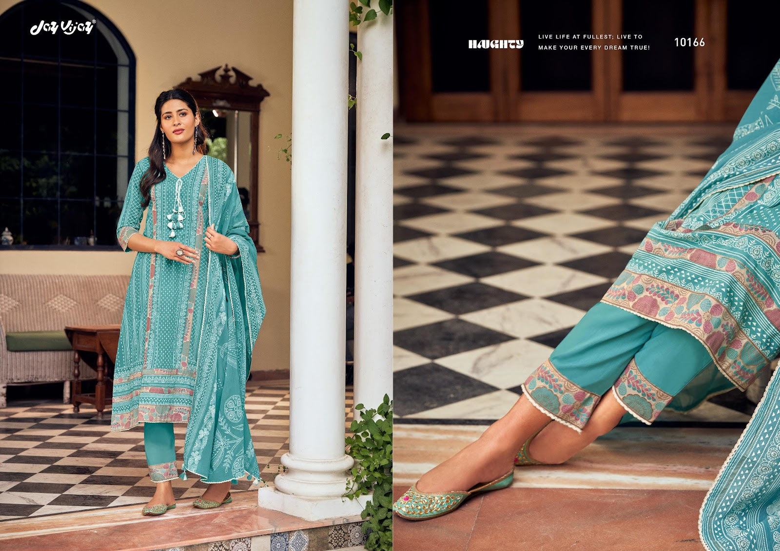 Roshnika Jay Vijay Cotton Pant Style Suits Wholesale