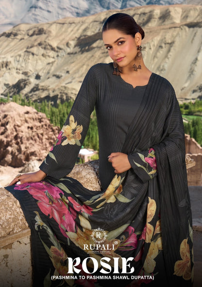 Rosie Rupali Viscose Pashmina Suits Wholesaler Ahmedabad