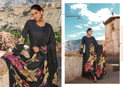 Rosie Rupali Viscose Pashmina Suits Wholesaler Ahmedabad