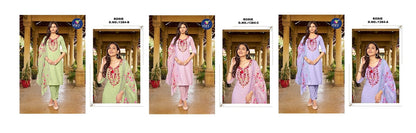 Rosie Vitara Cambric Cotton Readymade Pant Style Suits Wholesaler