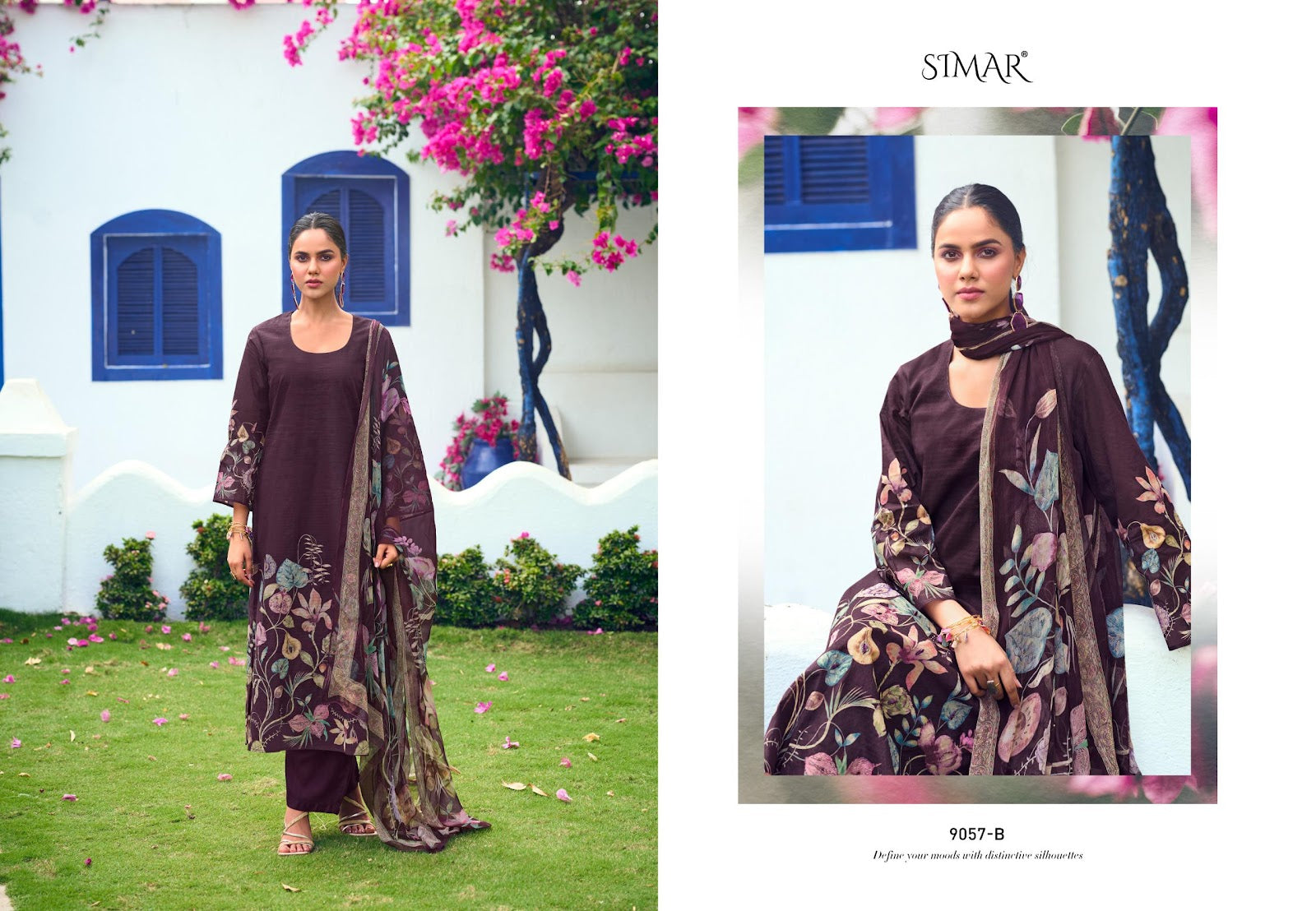 Rosleen Simar Pure Pant Style Suits Exporter