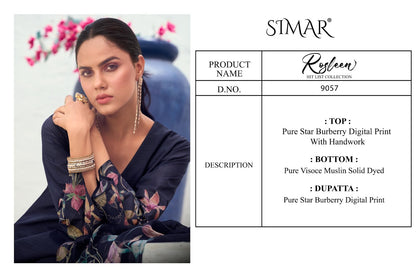 Rosleen Simar Pure Pant Style Suits Exporter
