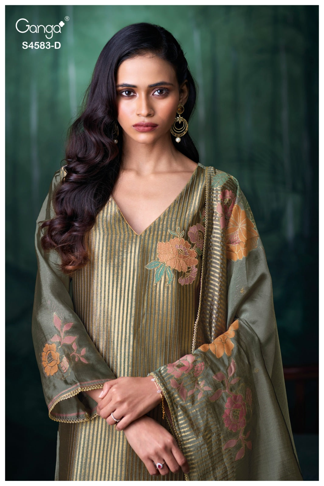 Rostha S4583 Ganga Woven Silk Pant Style Suits Supplier Ahmedabad