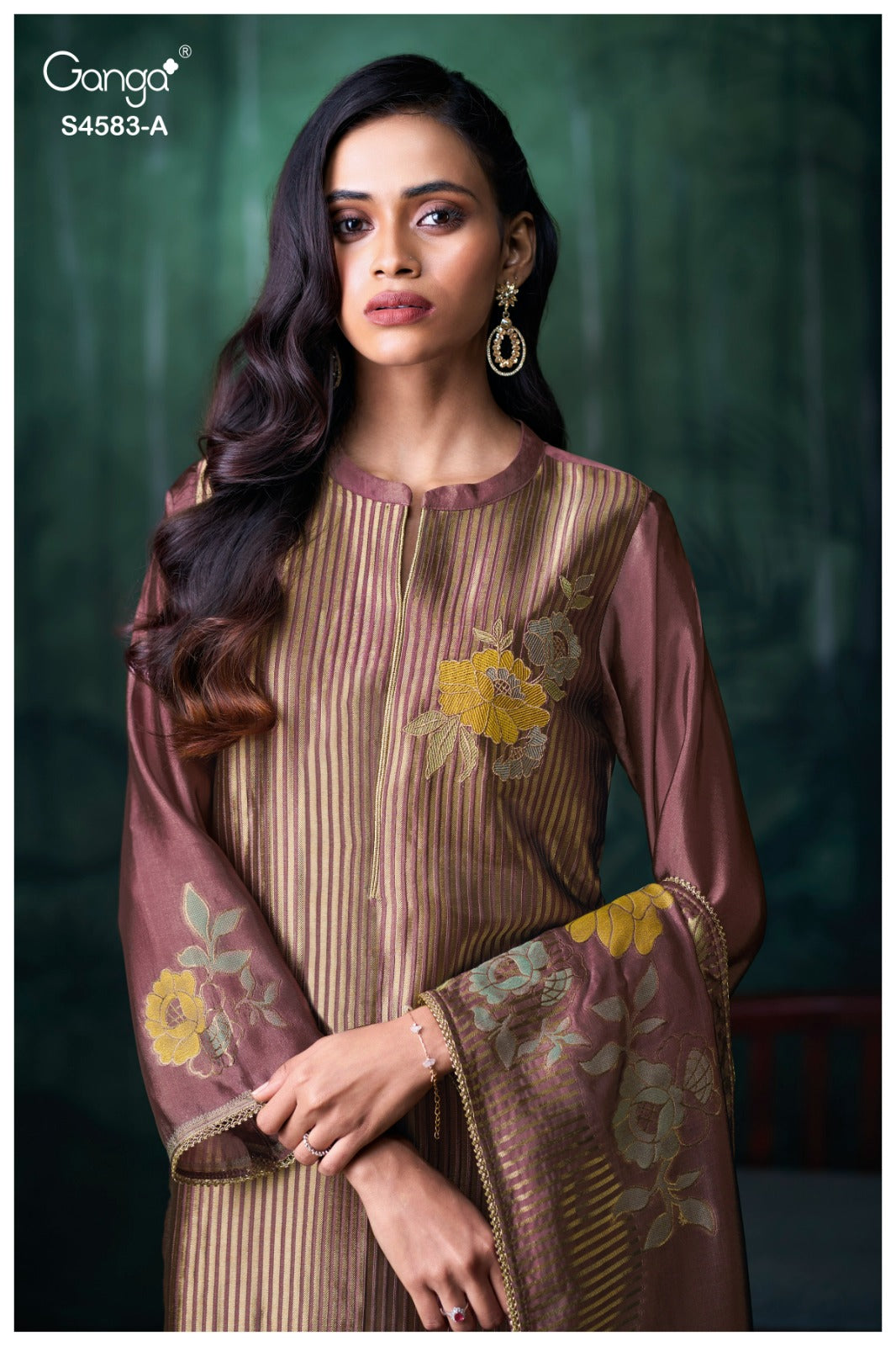 Rostha S4583 Ganga Woven Silk Pant Style Suits Supplier Ahmedabad