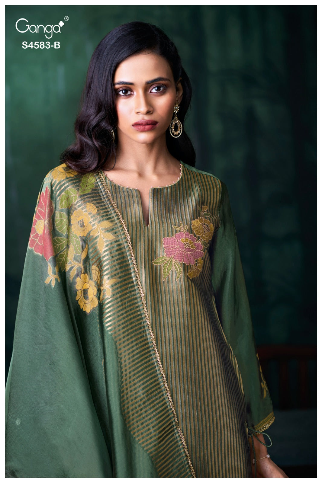 Rostha S4583 Ganga Woven Silk Pant Style Suits Supplier Ahmedabad