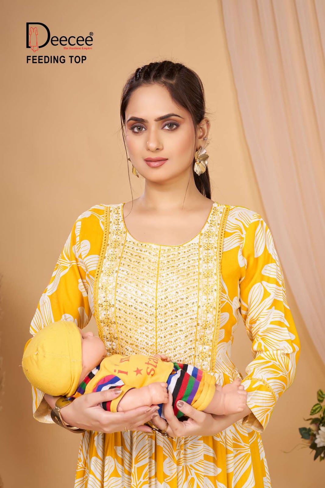 Rosy Deecee Rayon Feeding Kurtis Wholesale Price