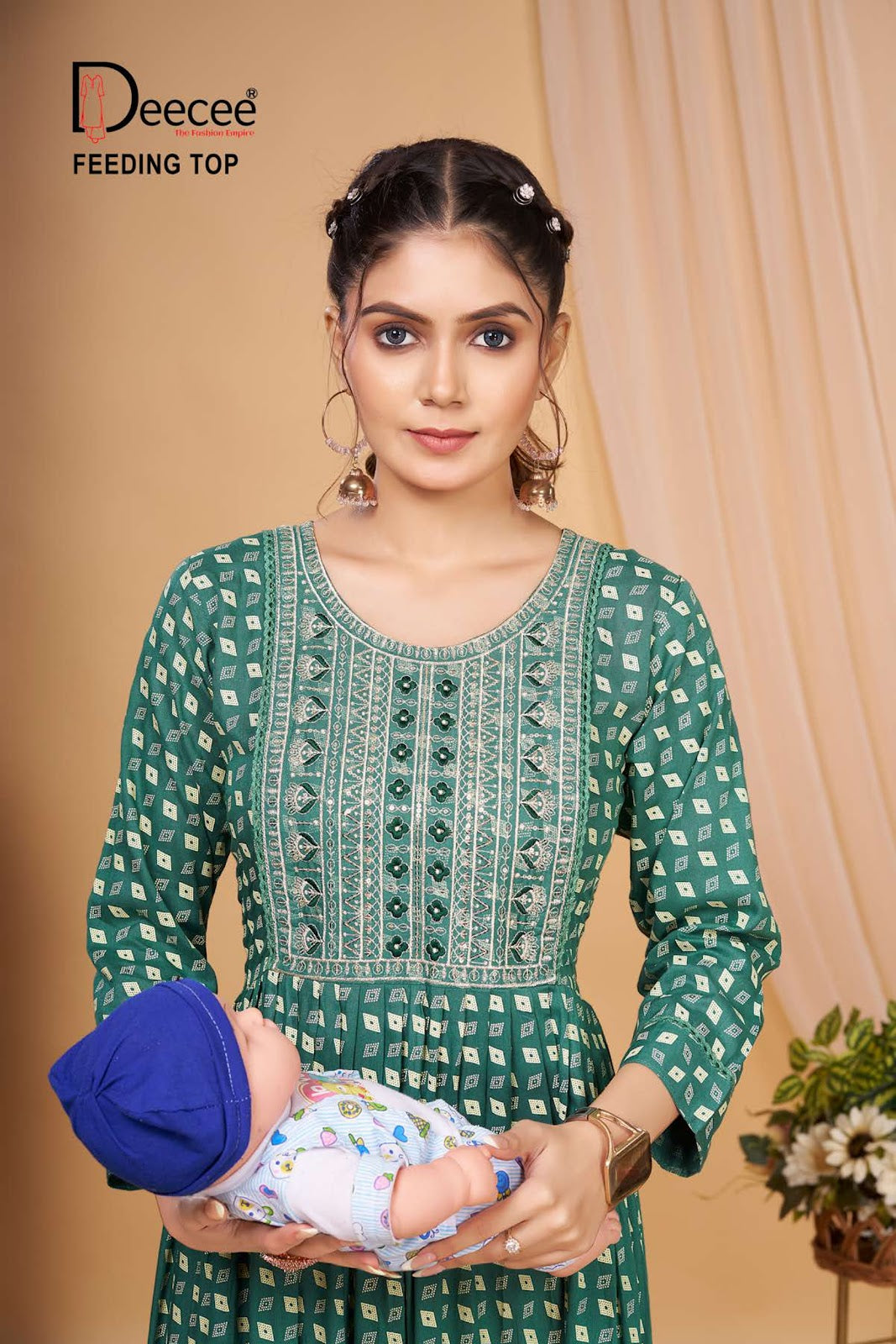 Rosy Deecee Rayon Feeding Kurtis Wholesale Price