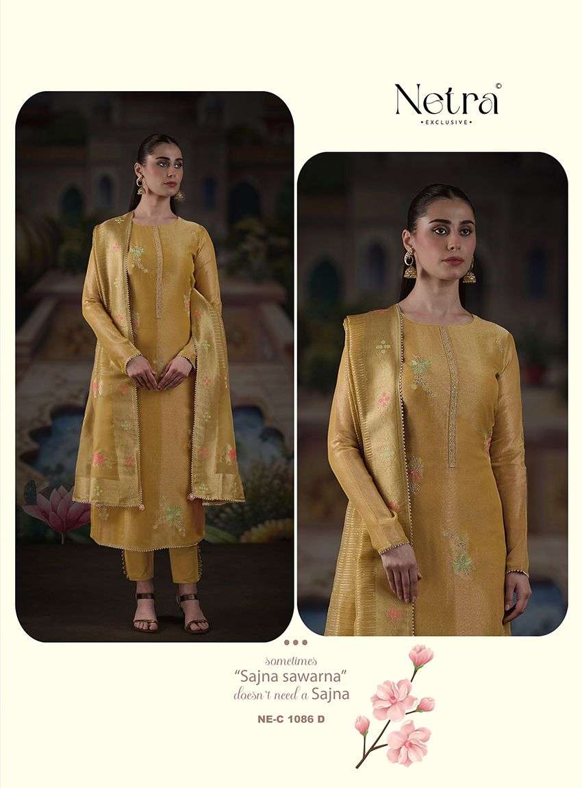 Rosy Netra Premium Viscose Pant Style Suits Exporter Ahmedabad