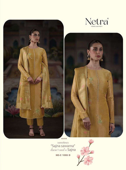 Rosy Netra Premium Viscose Pant Style Suits Exporter Ahmedabad