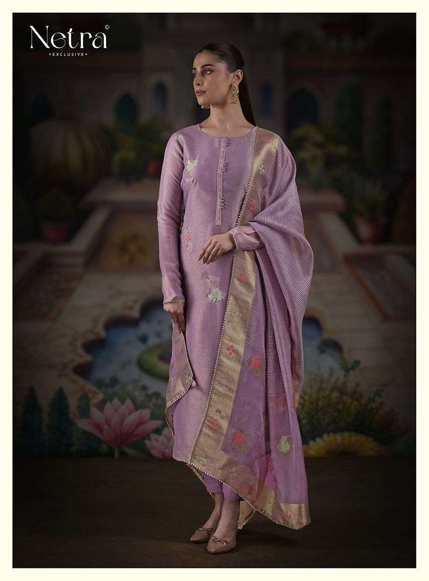 Rosy Netra Premium Viscose Pant Style Suits Exporter Ahmedabad