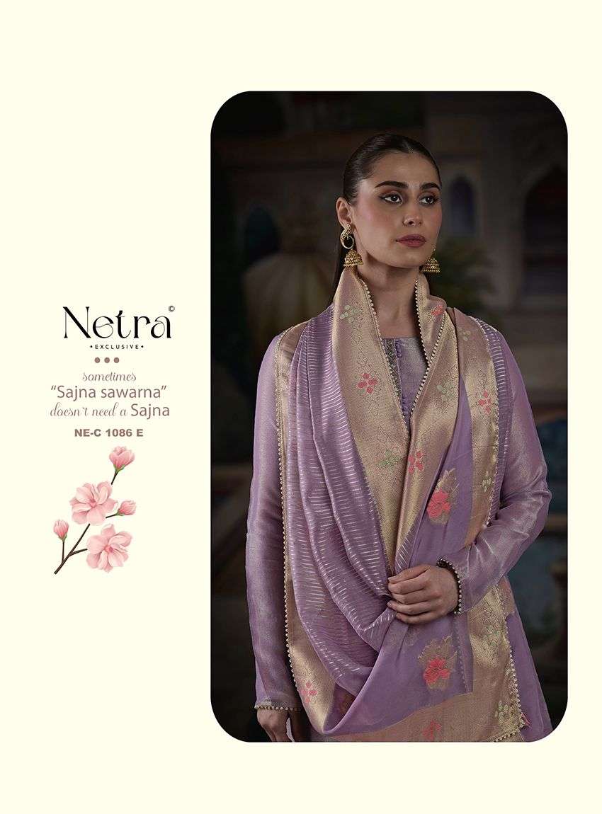 Rosy Netra Premium Viscose Pant Style Suits Exporter Ahmedabad