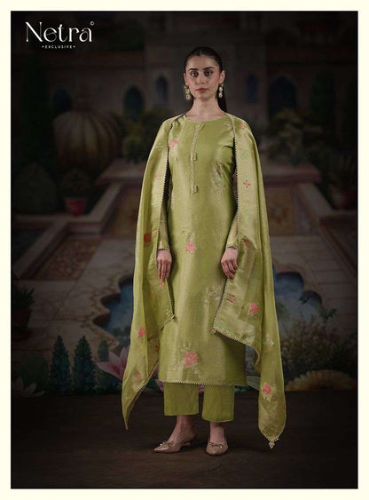 Rosy Netra Premium Viscose Pant Style Suits Exporter Ahmedabad
