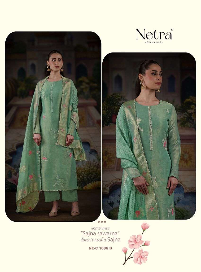 Rosy Netra Premium Viscose Pant Style Suits Exporter Ahmedabad