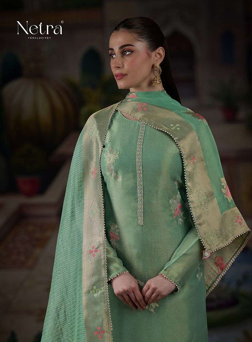 Rosy Netra Premium Viscose Pant Style Suits Exporter Ahmedabad