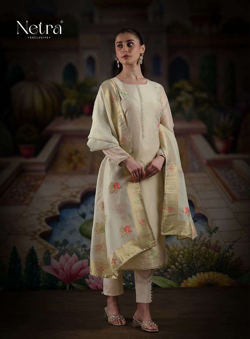 Rosy Netra Premium Viscose Pant Style Suits Exporter Ahmedabad