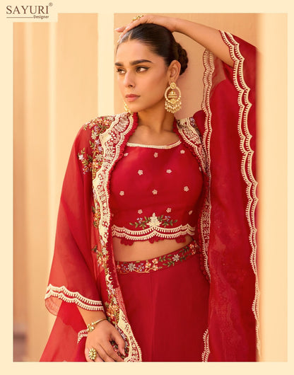 Rosy Sayuri Indo Western Pair Wholesale