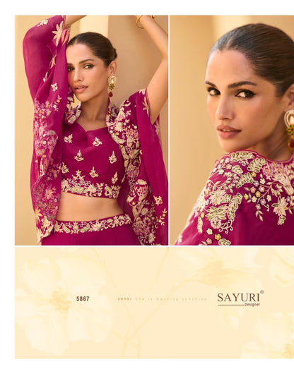 Rosy Sayuri Indo Western Pair Wholesale