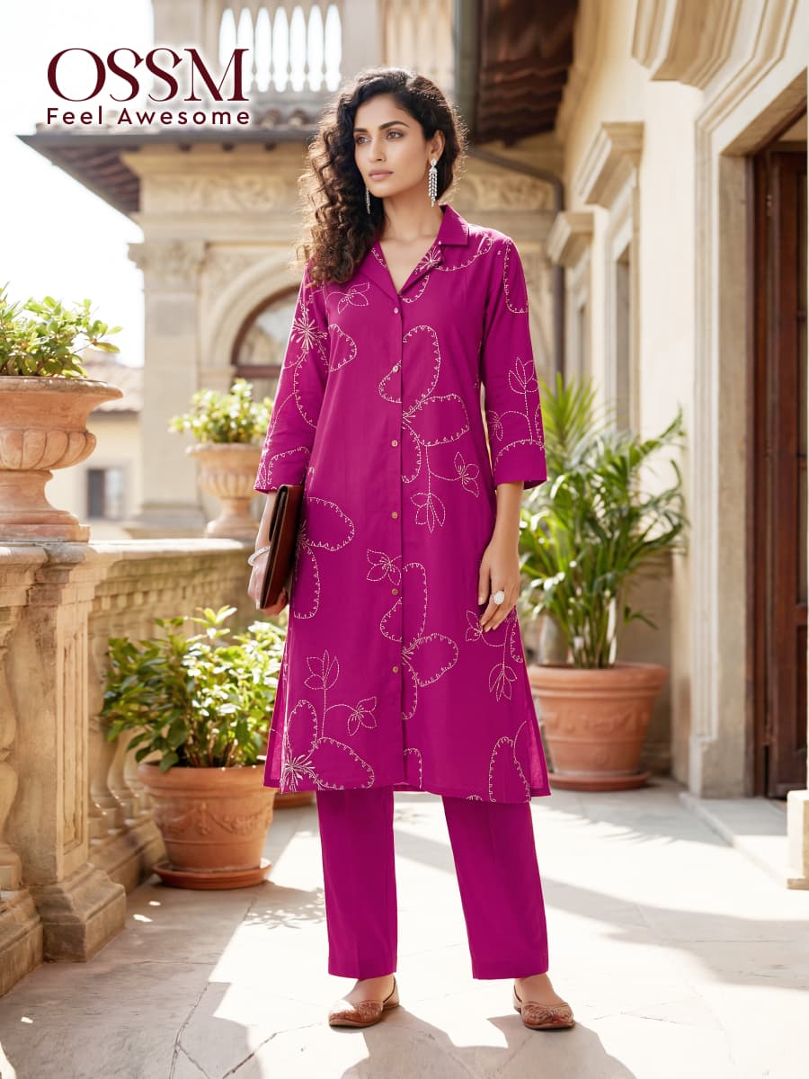 Rosy Vol 3 Ossm Cotton Kurti Pant Set Wholesale Price