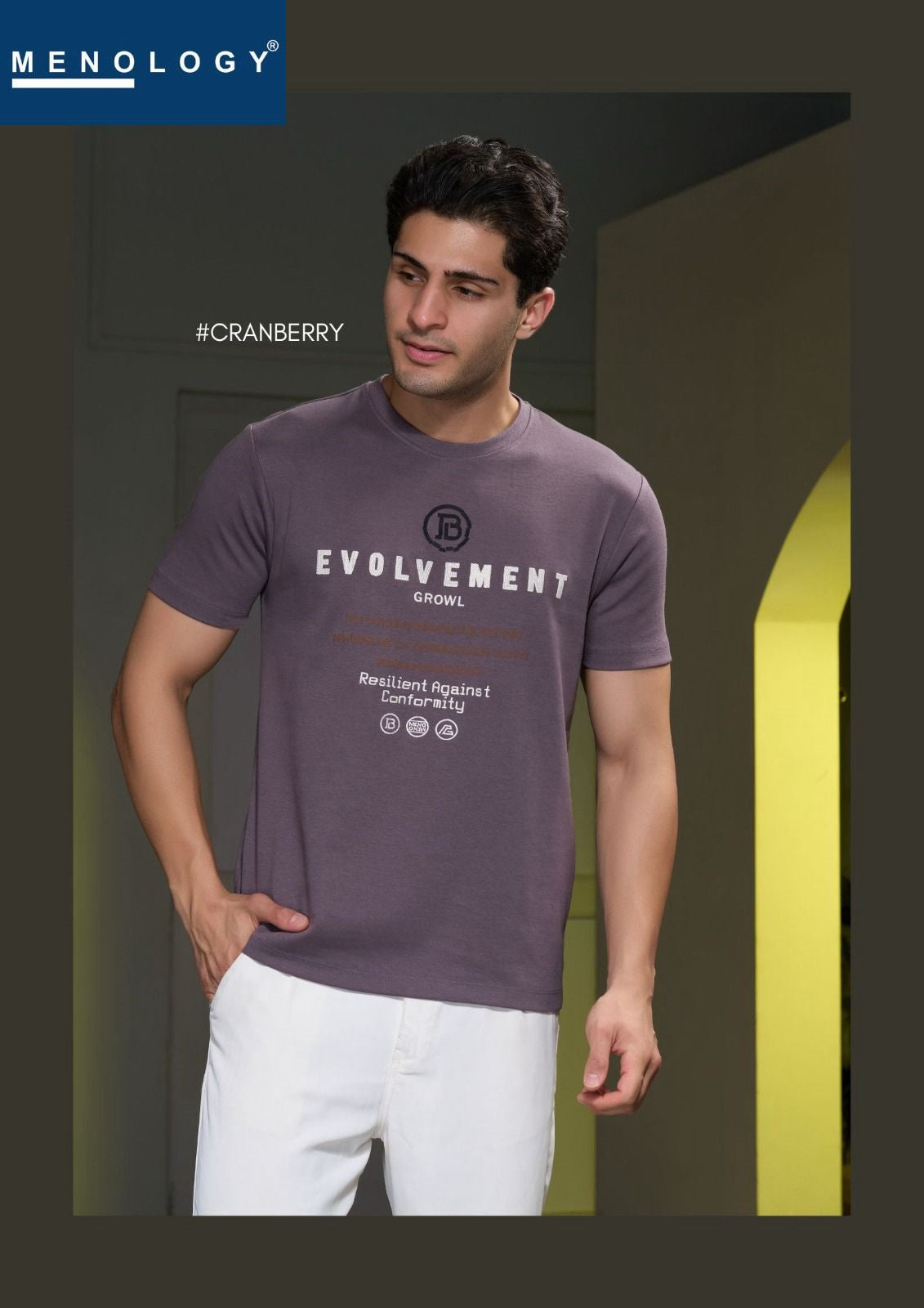 Round Neck 2114 Menology Knit Mens Tshirts Wholesale Rate