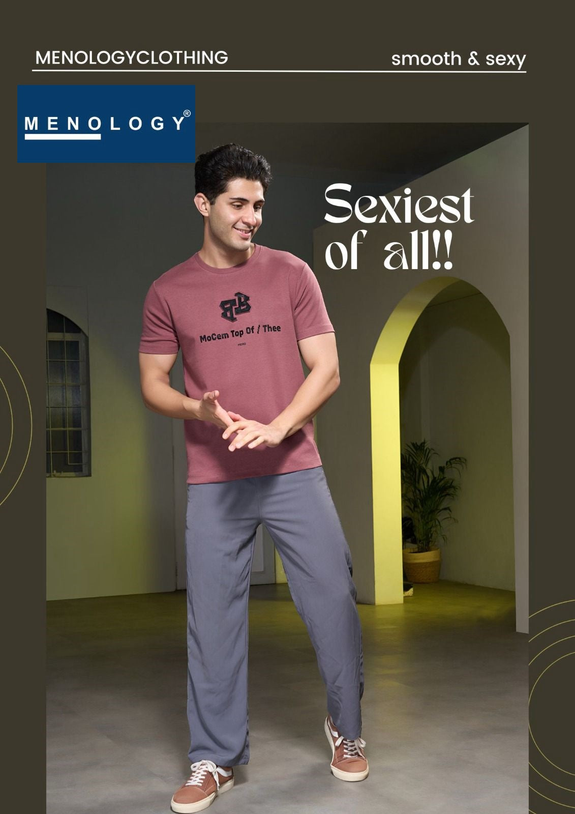 Round Neck 2114 Menology Knit Mens Tshirts Wholesale Rate