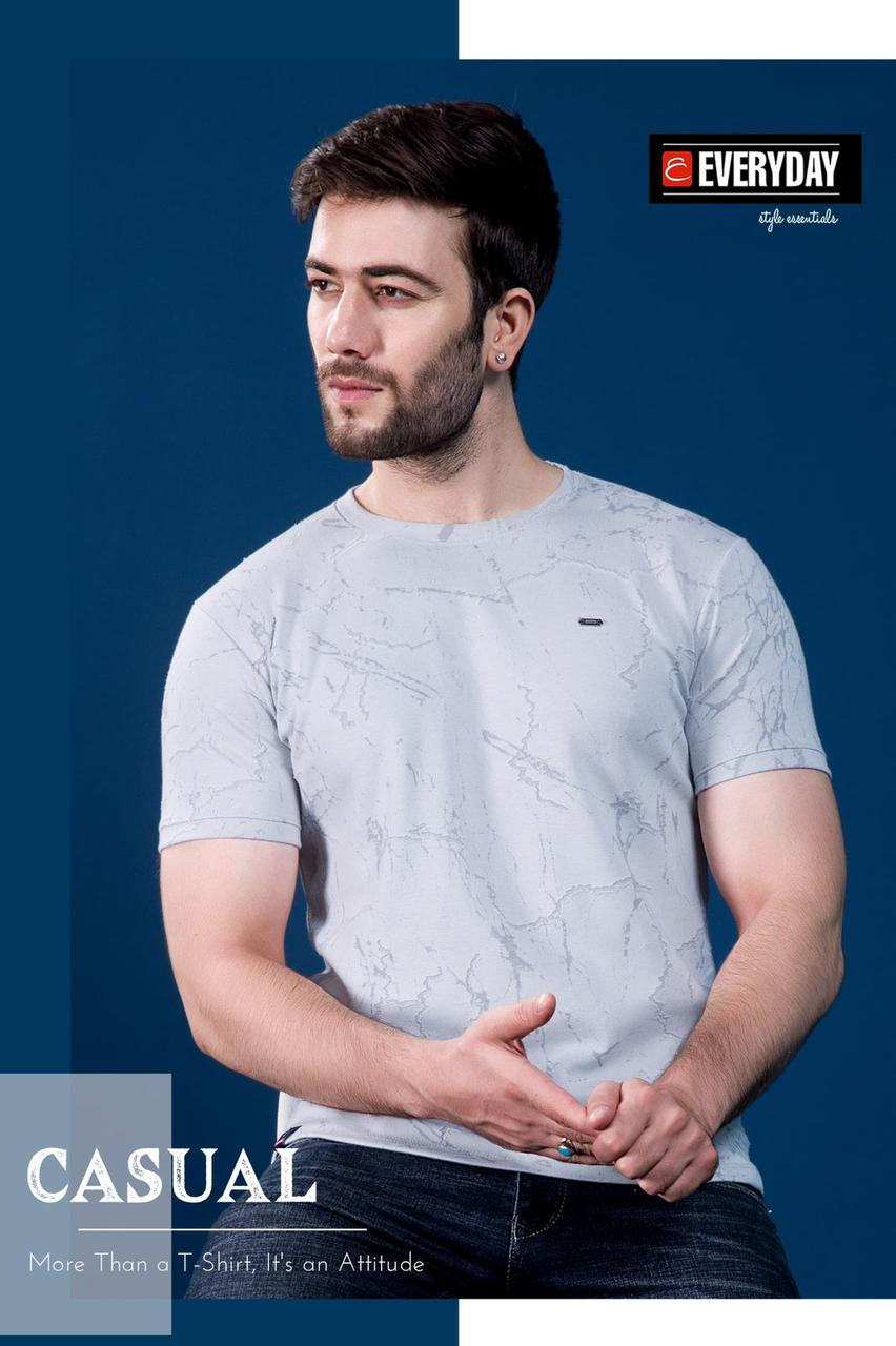 Round Neck 836 Everyday Jacquard Mens Shirts Supplier Gujarat