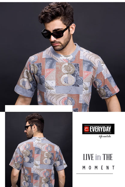 Round Neck 870 Everyday Knit Mens Tshirts Wholesaler India
