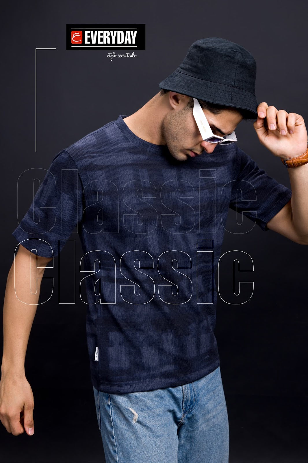 Round Neck 870 Everyday Knit Mens Tshirts Wholesaler India