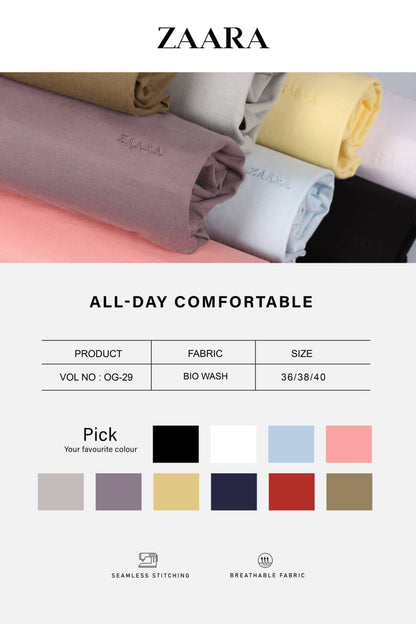 Round Neck Og 29 Zaara Cotton Mens Tshirts Wholesale Rate