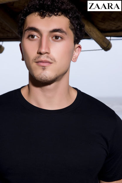 Round Neck Og 29 Zaara Cotton Mens Tshirts Wholesale Rate