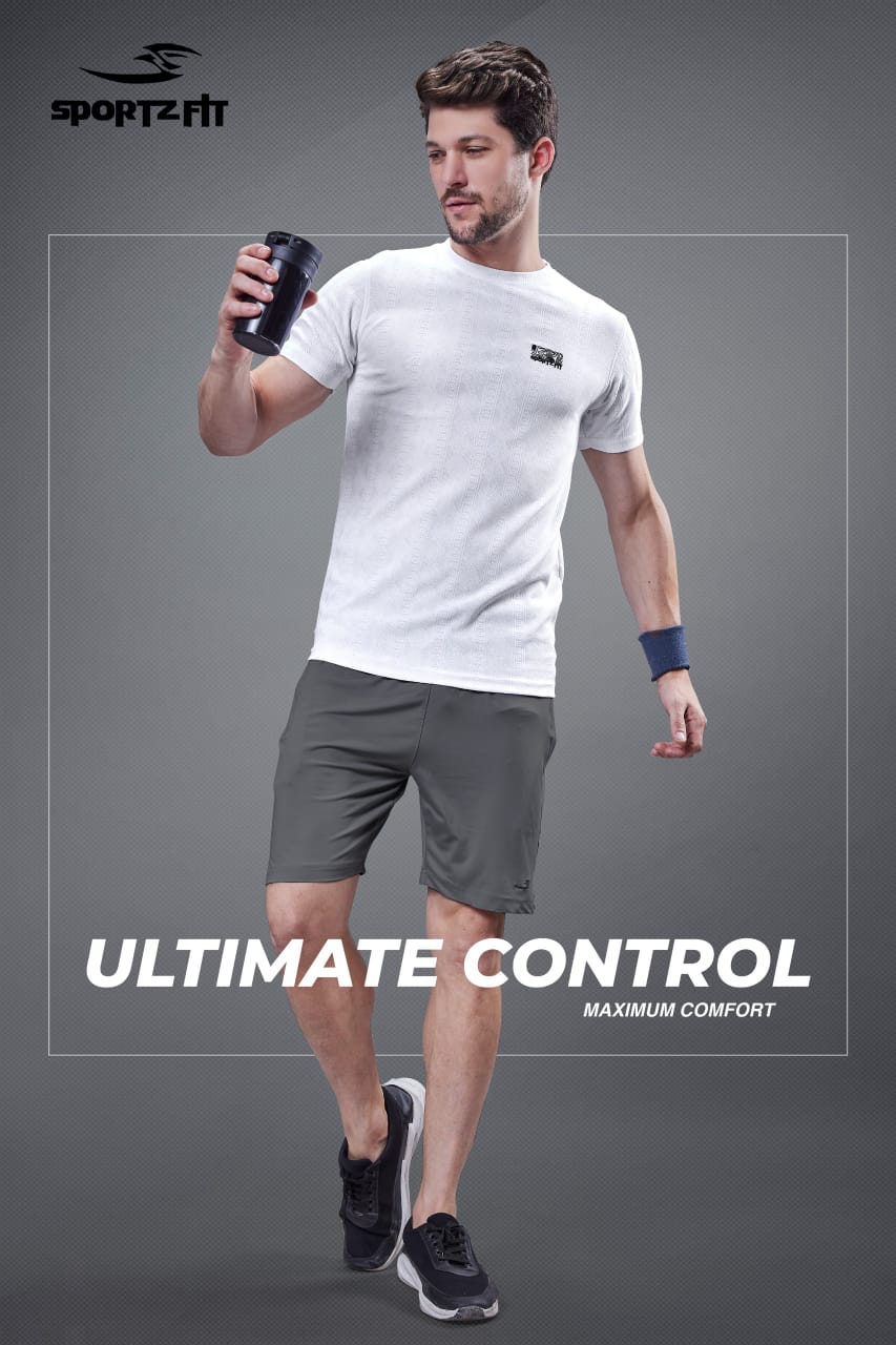Round Neck Vol 5910 Tr 10 Sportz Fit Jacquard Mens Tshirts Supplier Gujarat