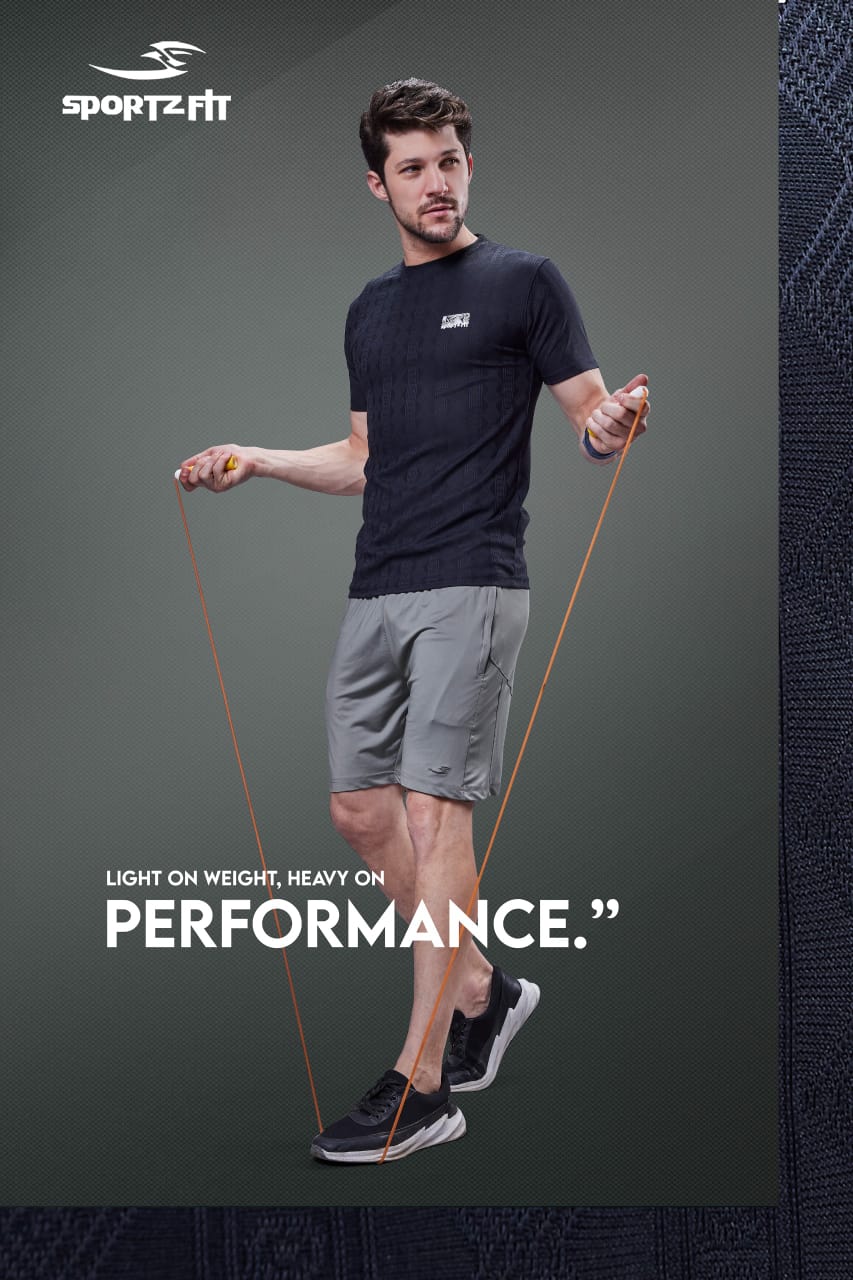 Round Neck Vol 5910 Tr 10 Sportz Fit Jacquard Mens Tshirts Supplier Gujarat